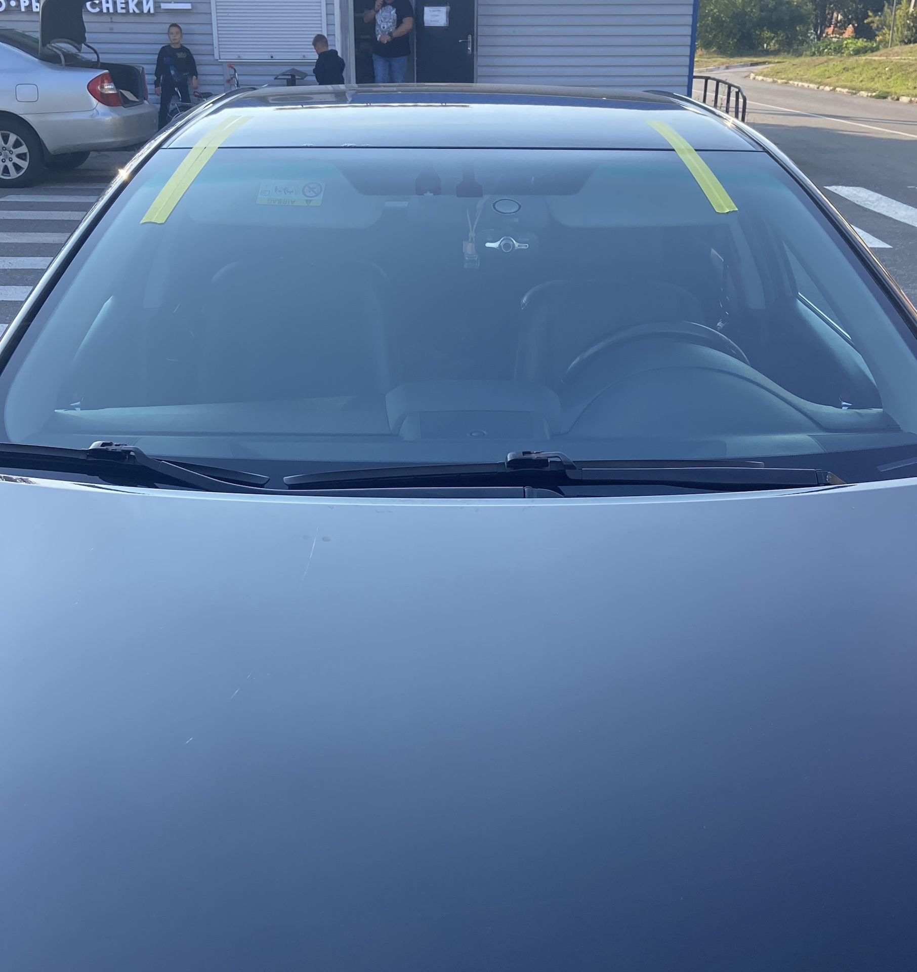 Замена лобового стекла FYG — Toyota Camry (XV50), 2,5 л, 2013 года ...