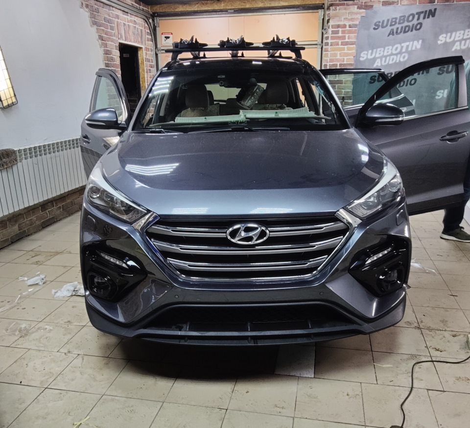 Бампер в пленку — Hyundai Tucson (TL), 2 л, 2018 года | тюнинг | DRIVE2