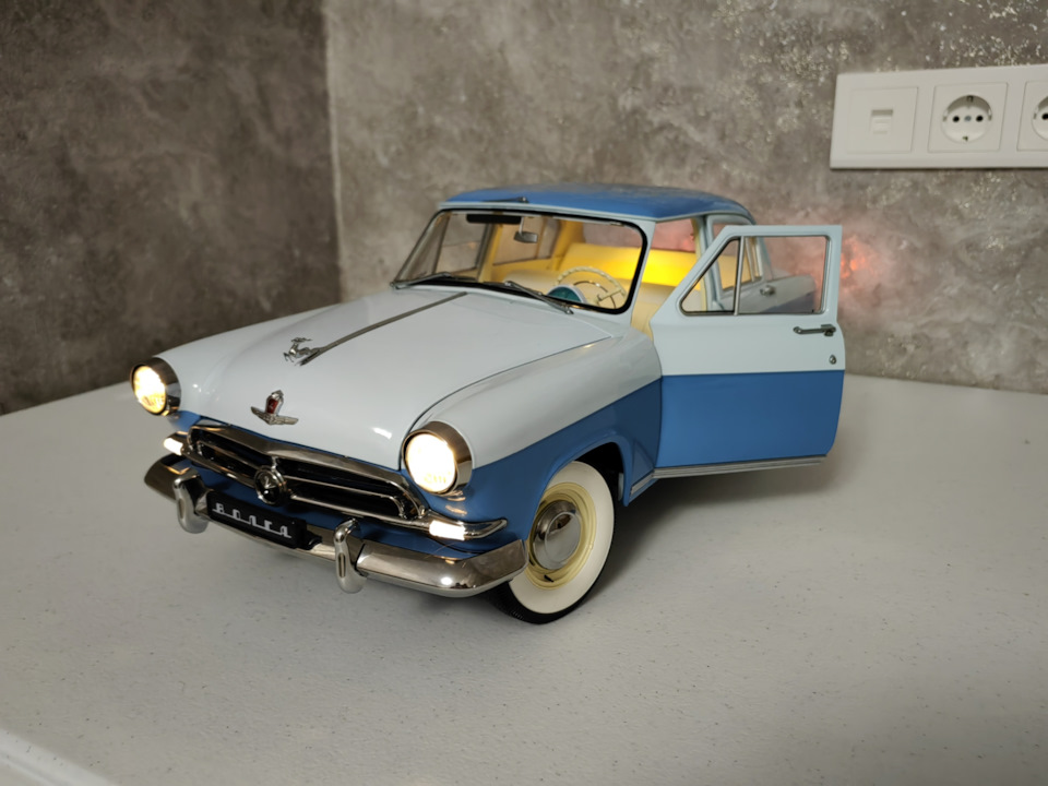 Собрал модель ГАЗ-21 в масштабе 1:8 — DRIVE2