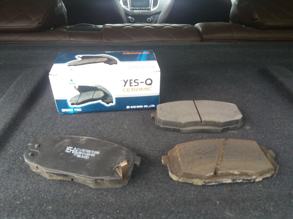 Колодки Yes-Q Ceramik — спасение для белых дисков. — Hyundai Creta (1G ...