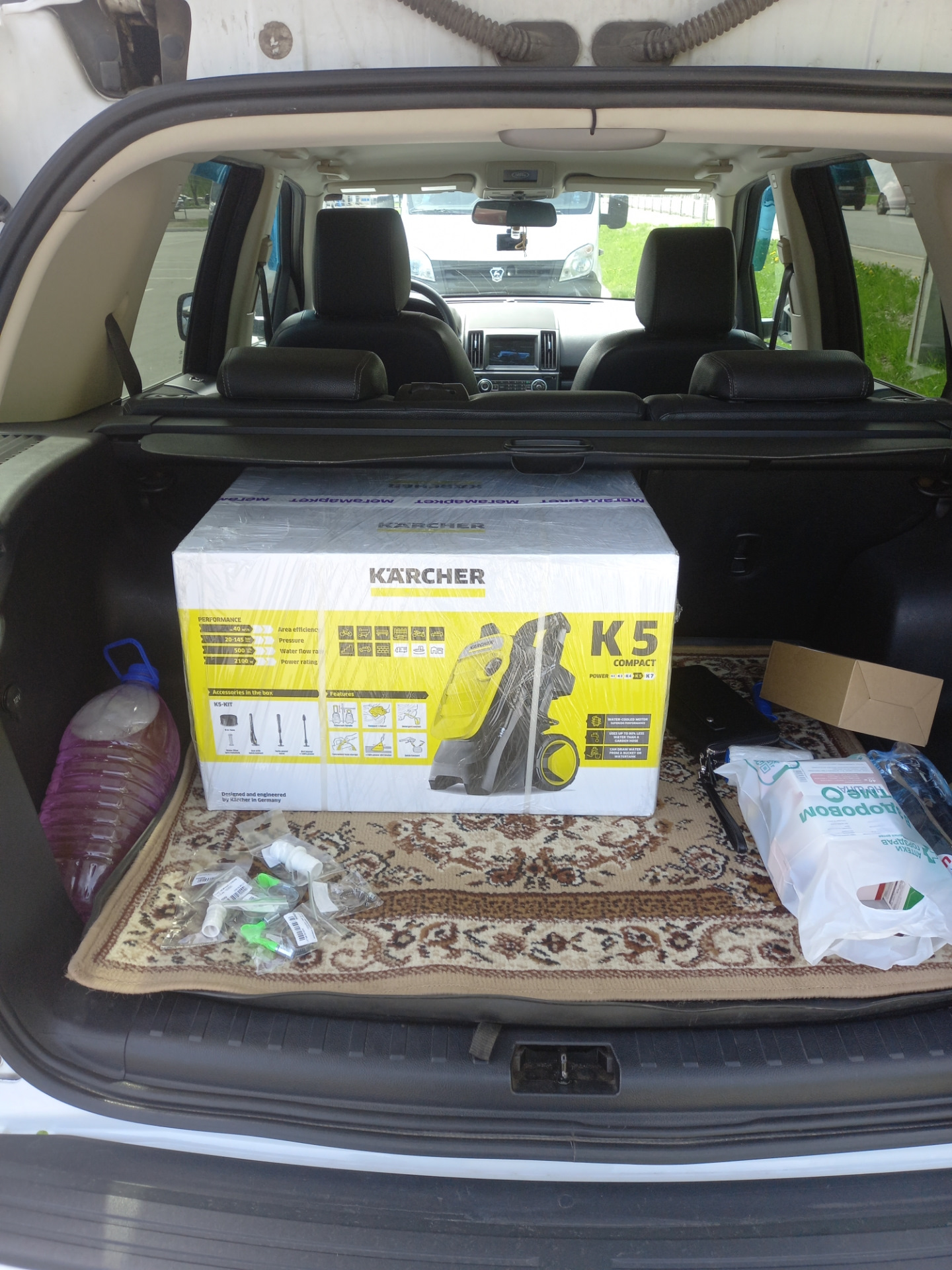 Kercher k5 + пеногенератор — Land Rover Freelander 2 (L359), 2,2 л ...