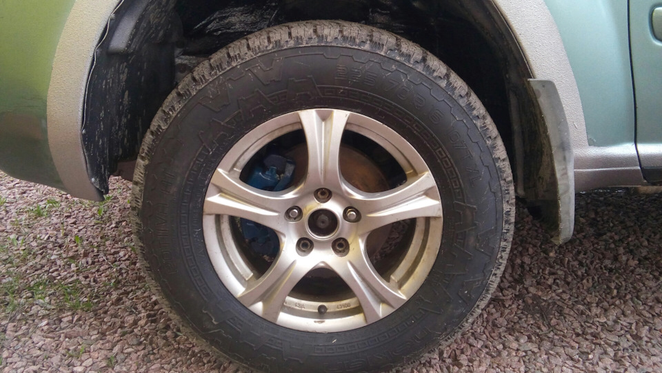 Обновка — Nissan X-Trail I (t30), 2,2 л, 2001 года | шины | DRIVE2