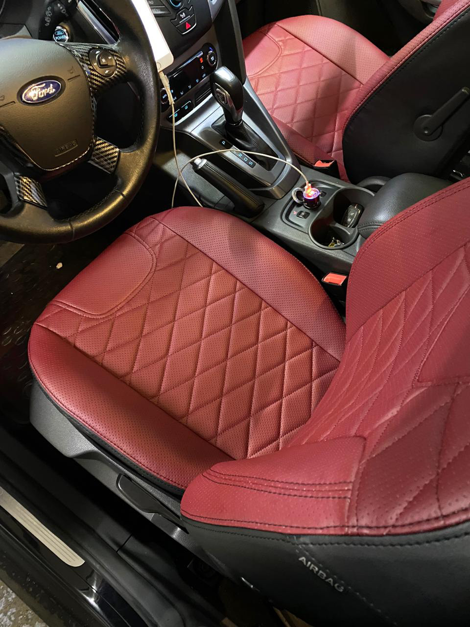 Установка чехлов на Форд Фокус 3 (индивидуальный пошив) — АВТОПИЛОТ на ...