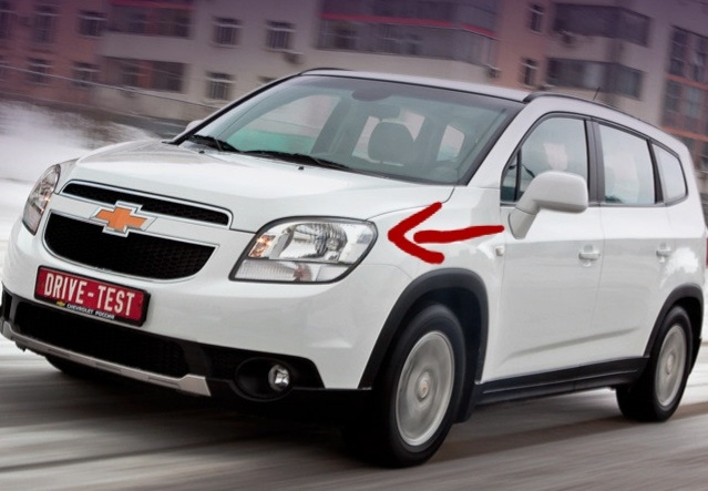 Место для американки — Chevrolet Orlando (1G), 1,8 л, 2016 года ...