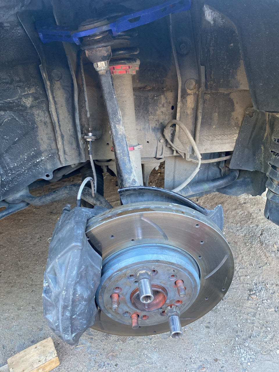 Армированные тормозные шланги Goodridge и тормозные диски. — Toyota ...