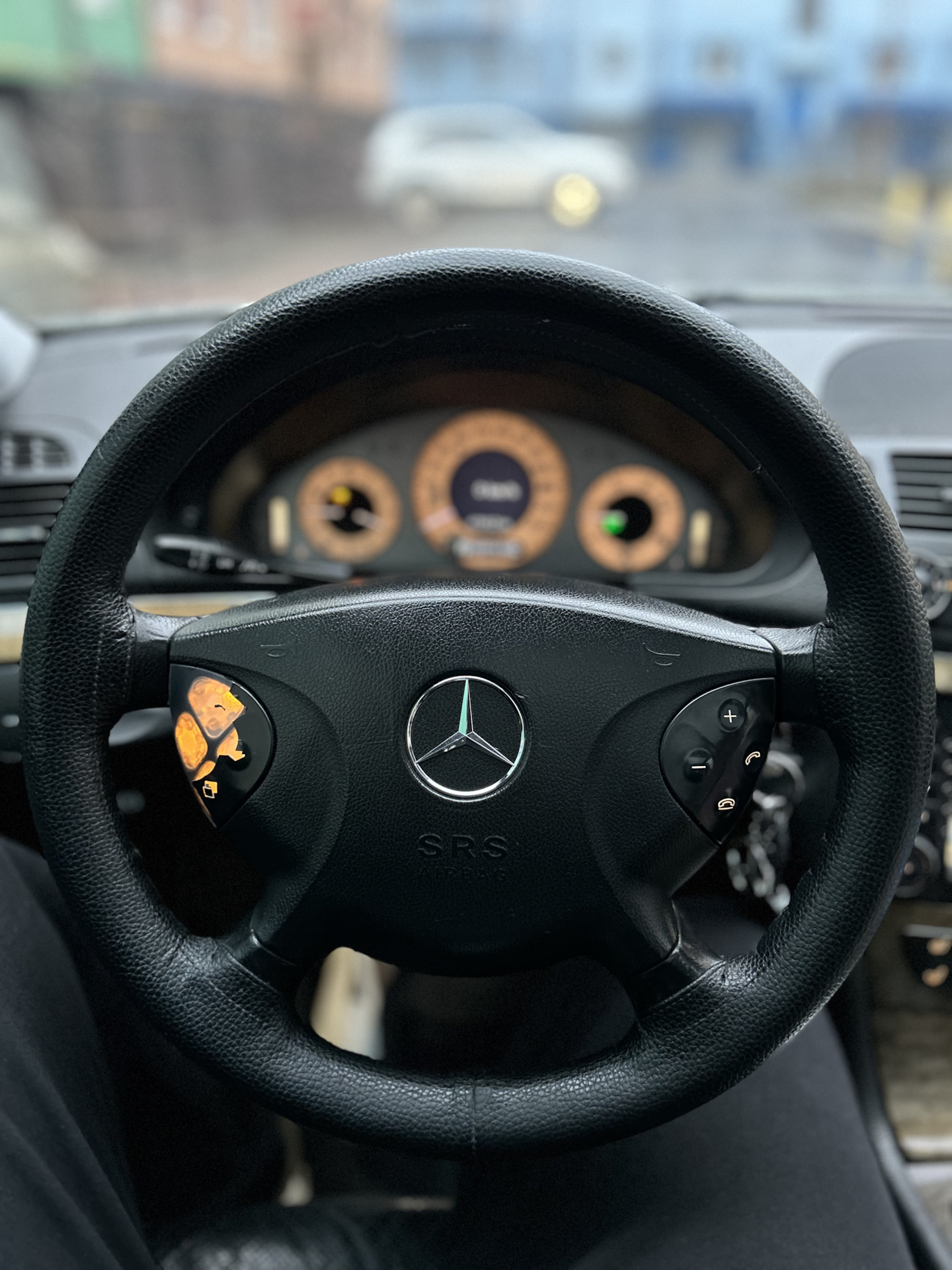 Перешив руля и ручки АКПП — Mercedes-Benz E-Class (W211), 3 л, 2005 ...