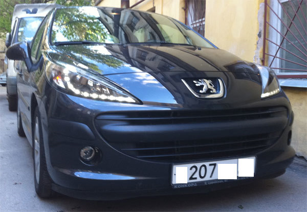 SONAR Фары Пежо 207 — Peugeot 207, 1,4 л, 2008 года | тюнинг | DRIVE2