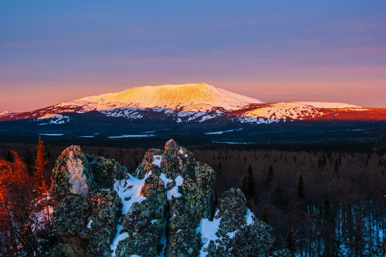 Картина гора Иремель