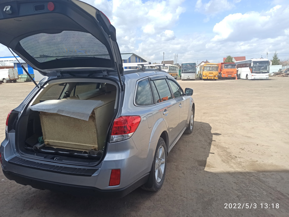 Про вместительность, и не только — Subaru Outback (BR), 2,5 л, 2012 ...