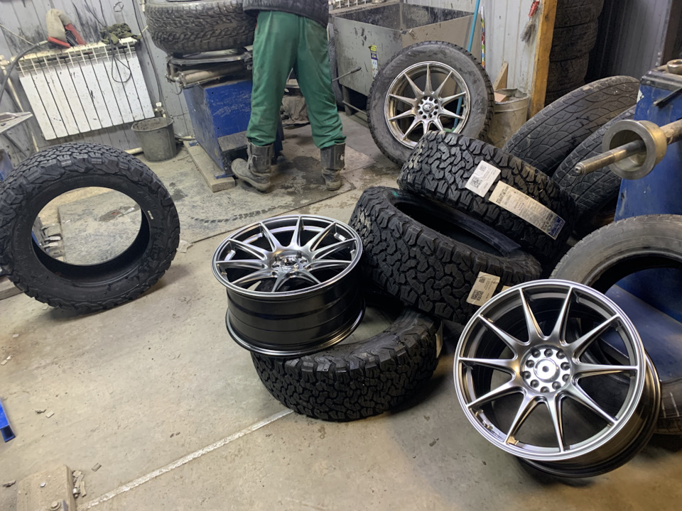 Переобувка на лето гудричи 255/55 r18 — Subaru Tribeca B9, 3,6 л, 2008 ...
