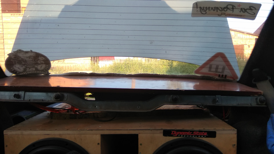 Перетяжка задней полки — Lada 21102, 1,5 л, 2001 года | стайлинг | DRIVE2