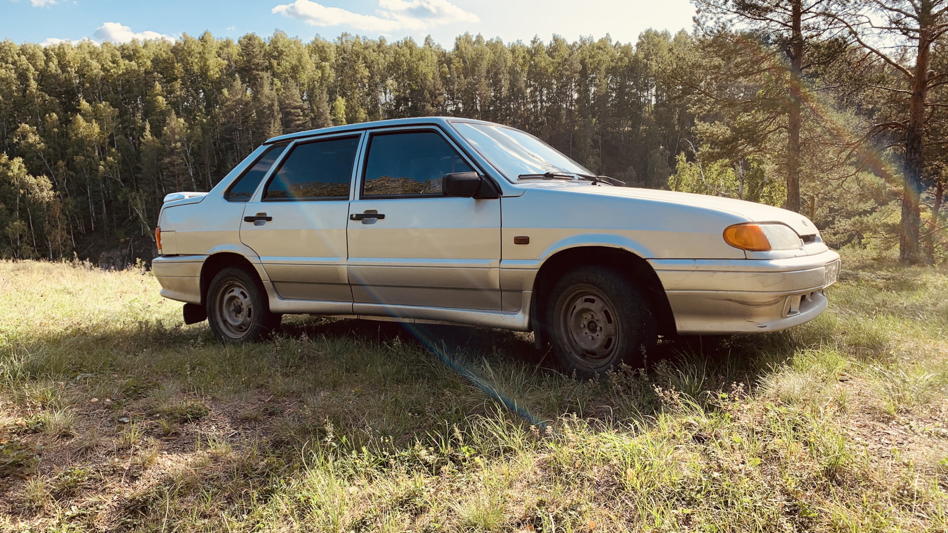 Lada 2115 1.6 бензиновый 2007 | Серебристая ласточка на DRIVE2