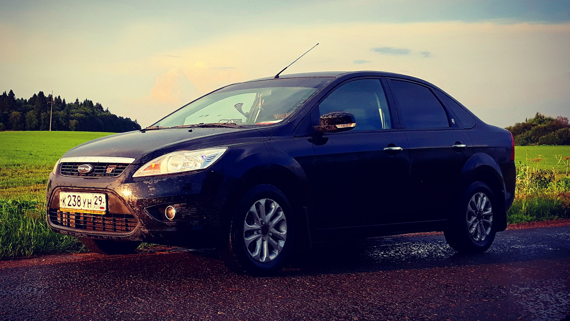 Ford Focus 2 sedan Black