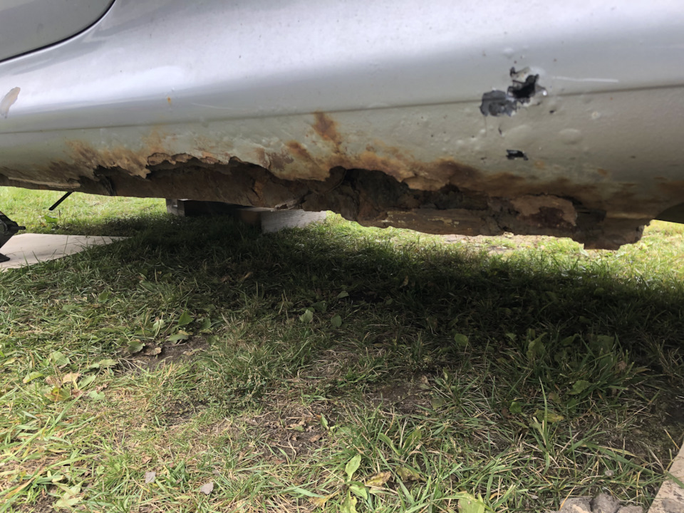 Переварка порога своими руками — Peugeot 206 GTI, 2 л, 2001 года ...