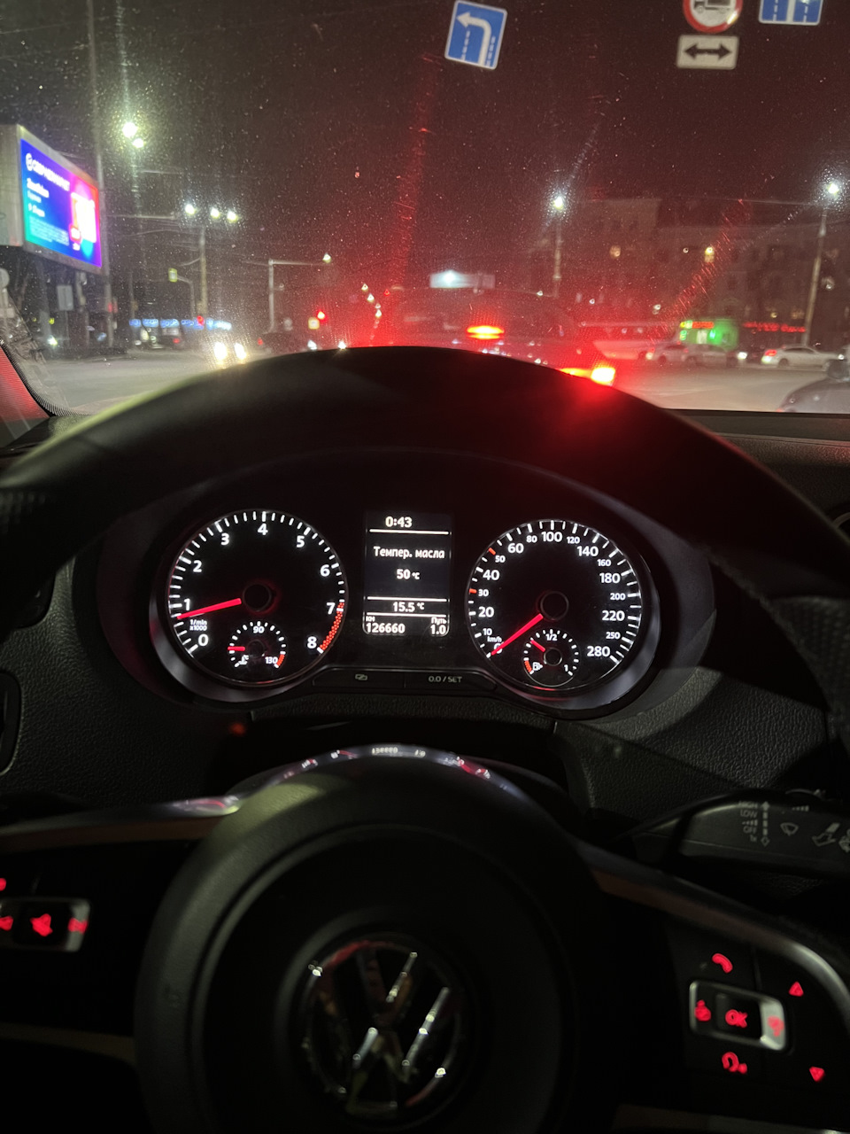 Температура масла на приборке 😎 — Volkswagen Polo Sedan GT, 1,4 л, 2018 ...