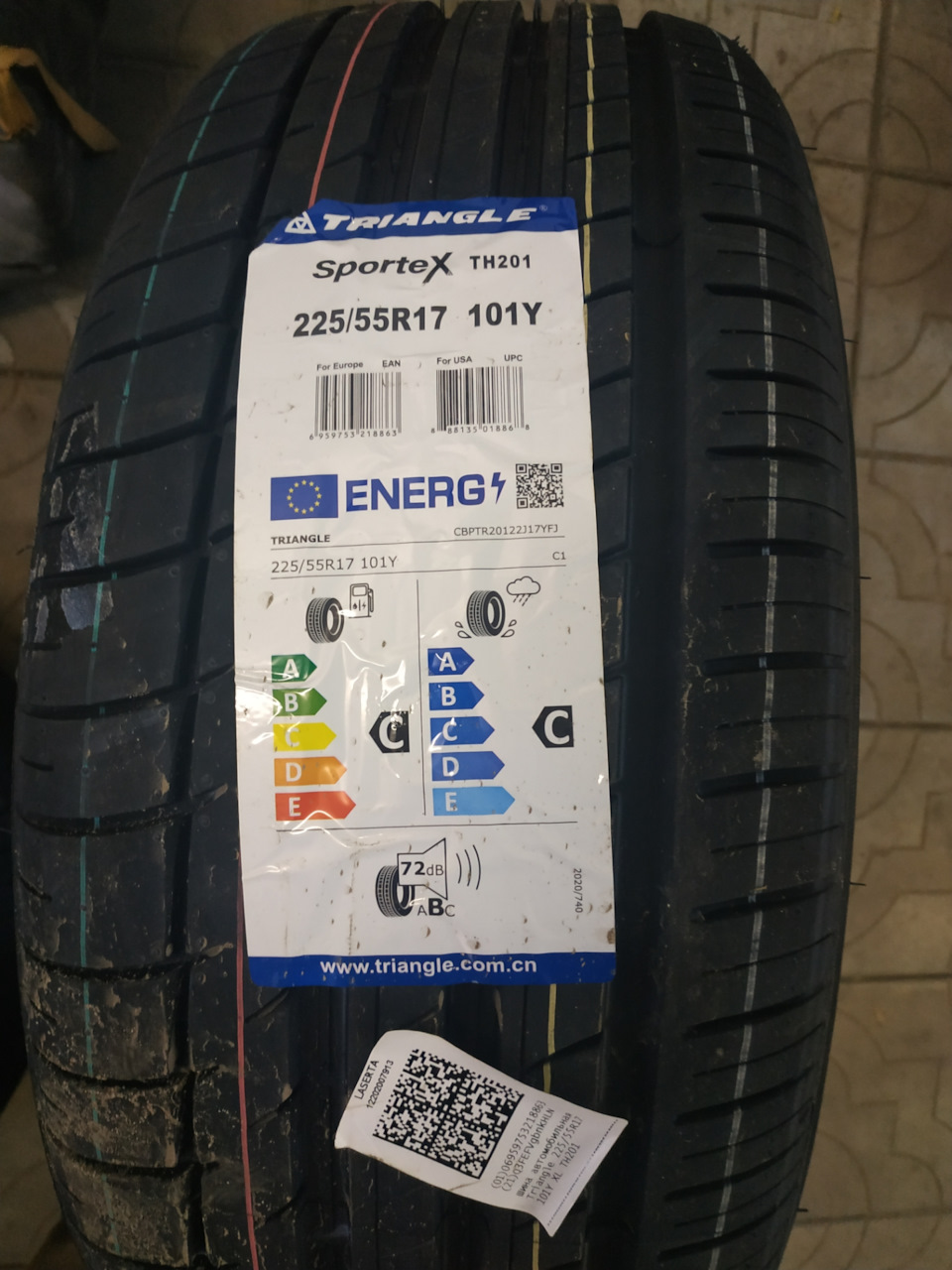 Замена летней резины Триангл ТН201 — Ford Mondeo IV, 2 л, 2010 года ...