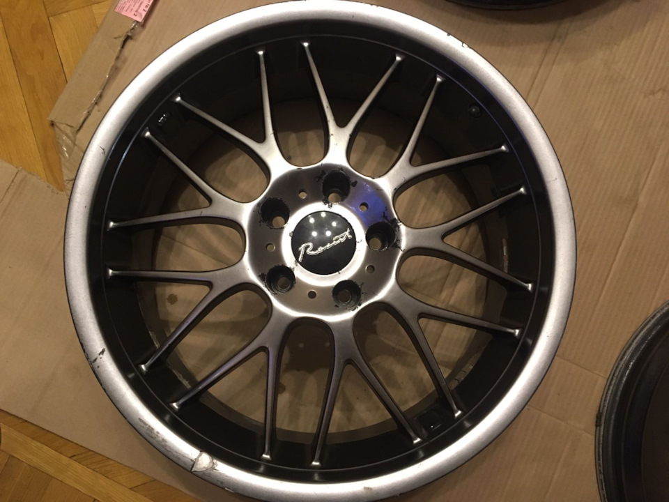 Литые диски WEDS 7,5Jx18 ET38 5x114,3 на Toyota Harrier (1G), Toyota ...