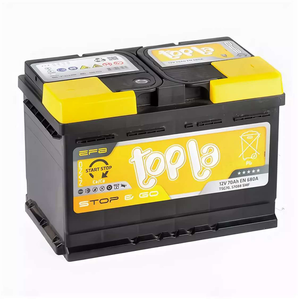 Topla stop go. Автомобильный аккумулятор topla EFB stop & go 112070. Topla EFB stop go 60ач. Аккумулятор topla EFB 57088 SMF 70 Ач. Topla 800а 80 EFB stop&go.