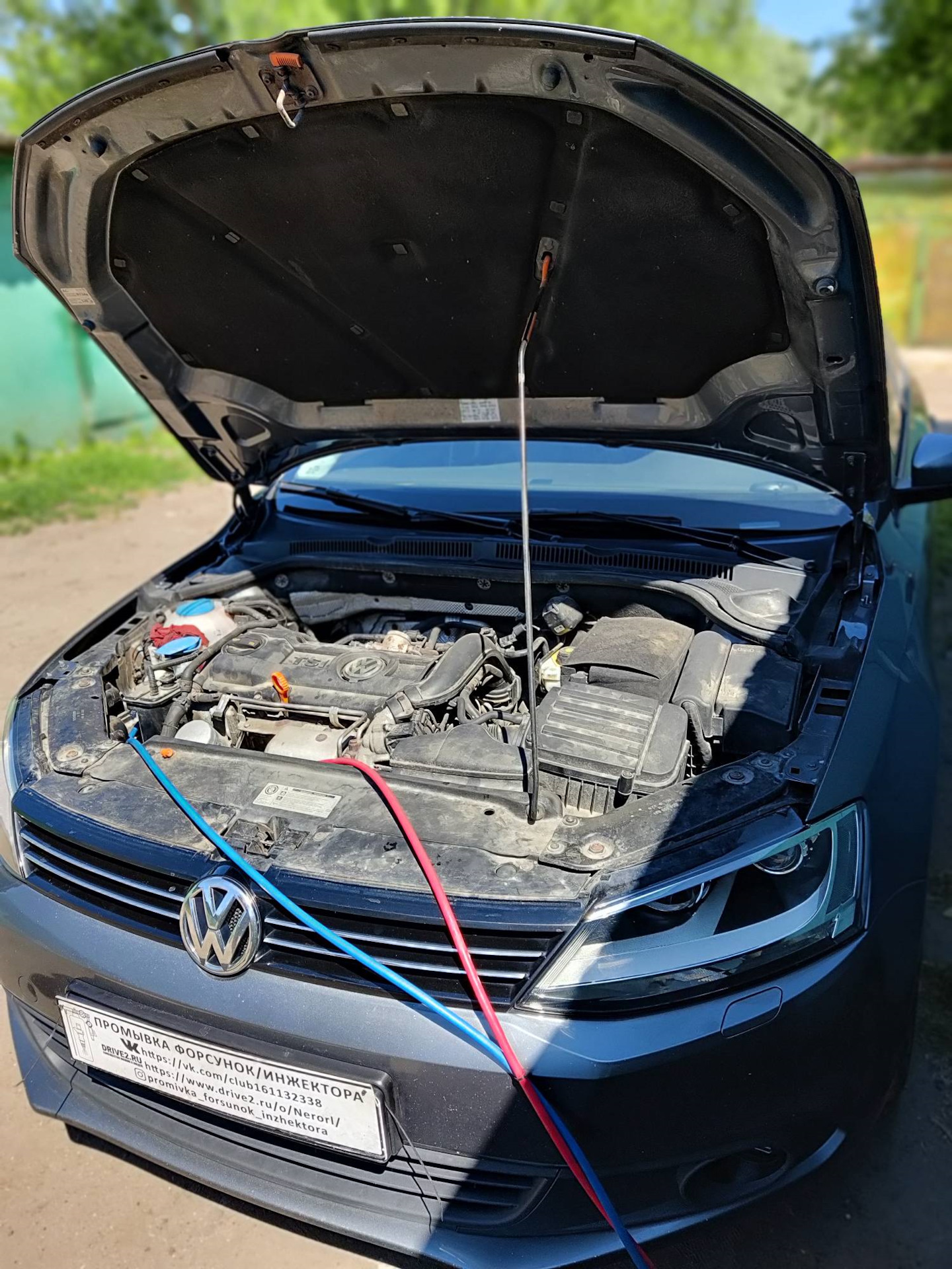 📢VW Jetta 1.4 промывка форсунок без снятия с двигателя — Промывка ...