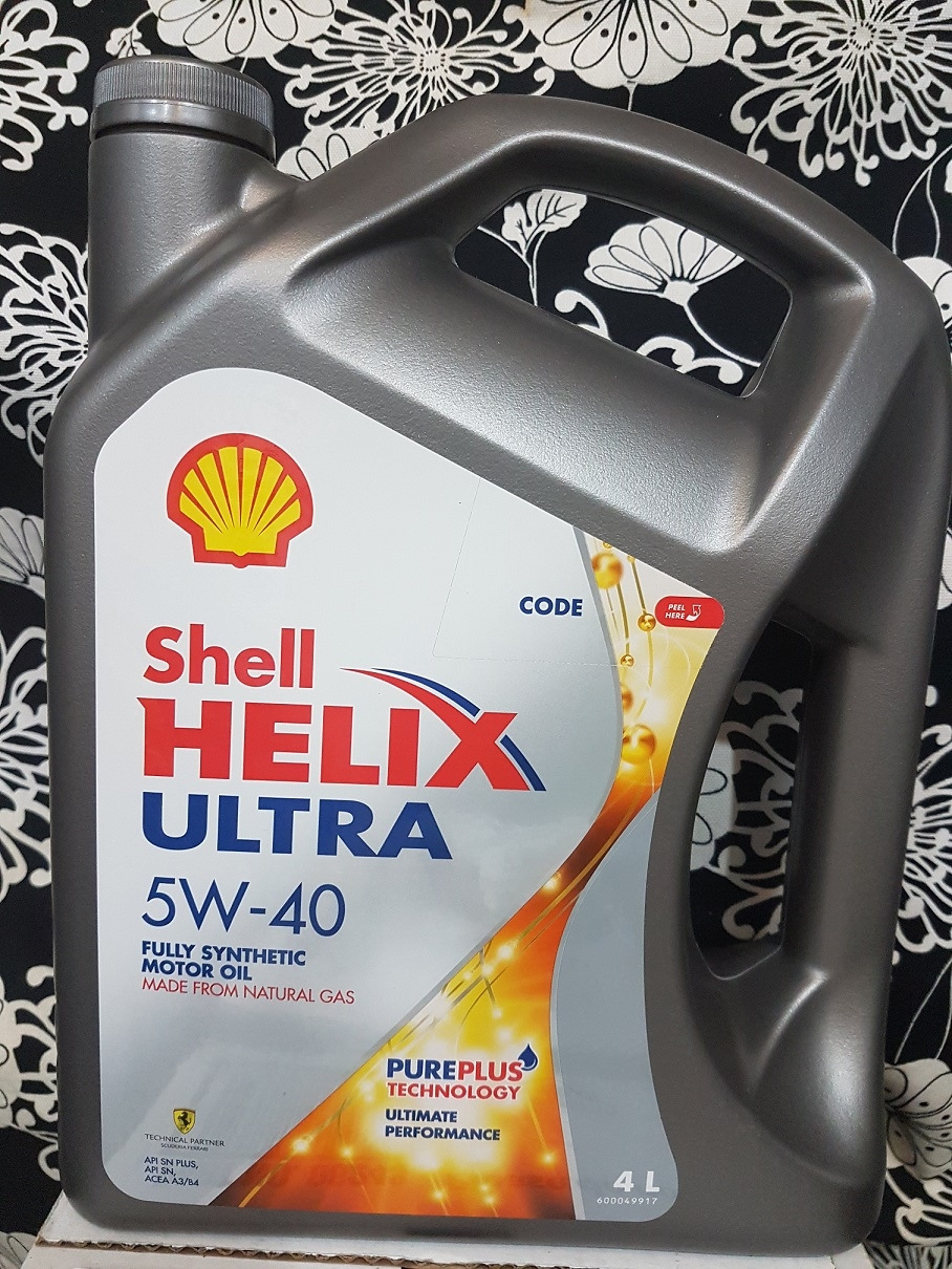 Масло моторное shell helix ultra 5w40