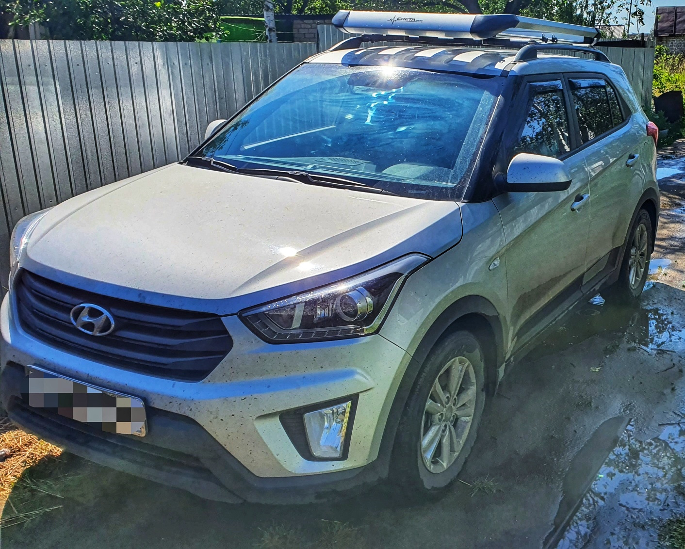 Экспедиционный багажник LUX ЭКСЕЛЕНТ на Creta — Hyundai Creta (1G), 1,6 л,  2018 года | аксессуары | DRIVE2