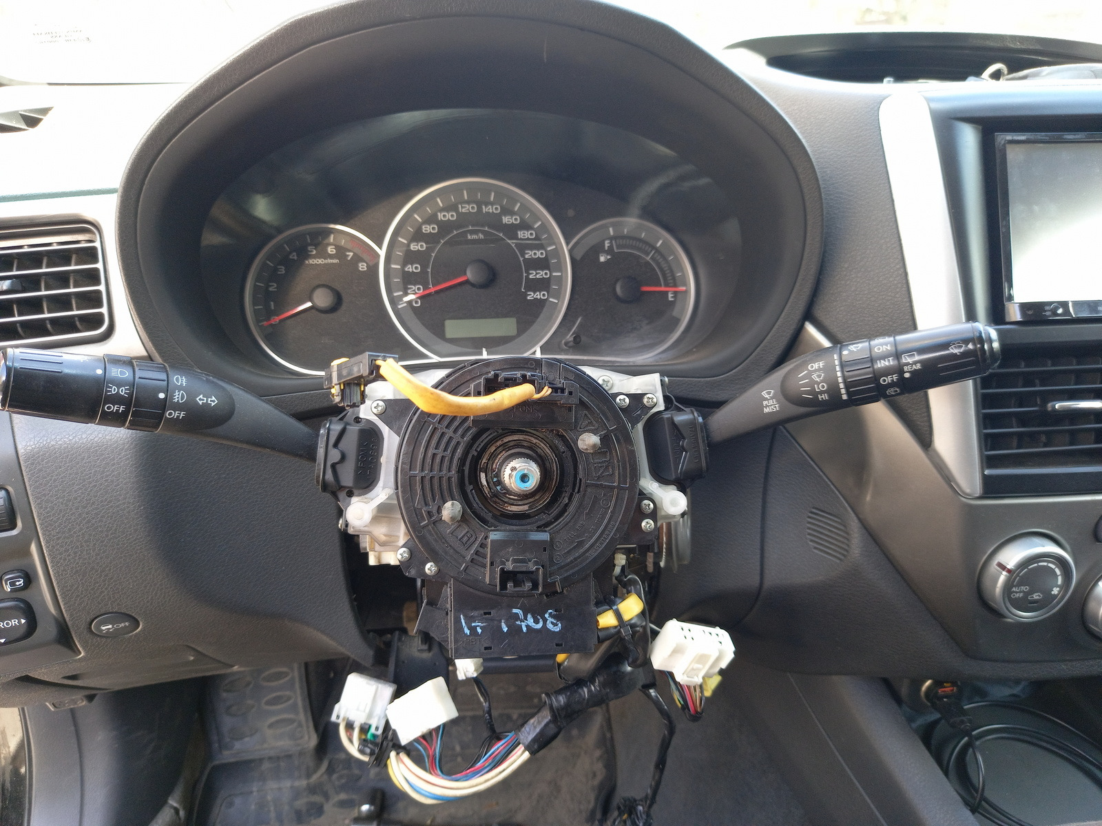 #29 Не работающий круиз и стабилизация, замена шлейфа. — Subaru Impreza ...