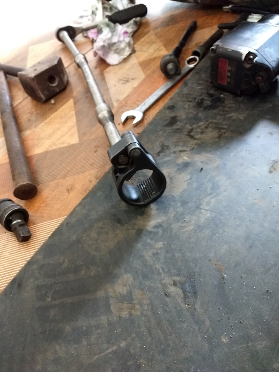 Подвеска в норме: передняя ось — Daihatsu Materia, 1,3 л, 2008 года ...