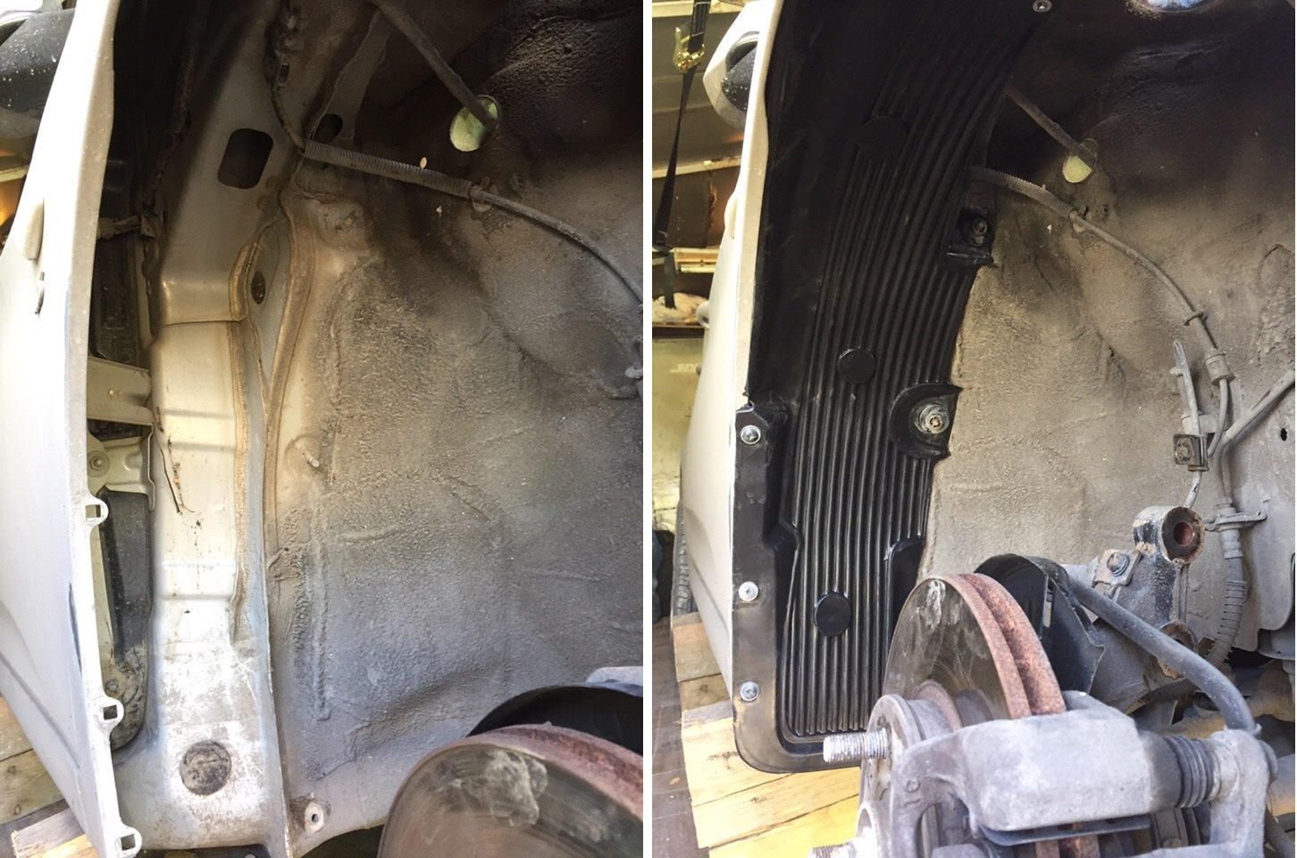 Дал земли машине, подкрылок. — Hyundai Solaris, 1,6 л, 2013 года ...