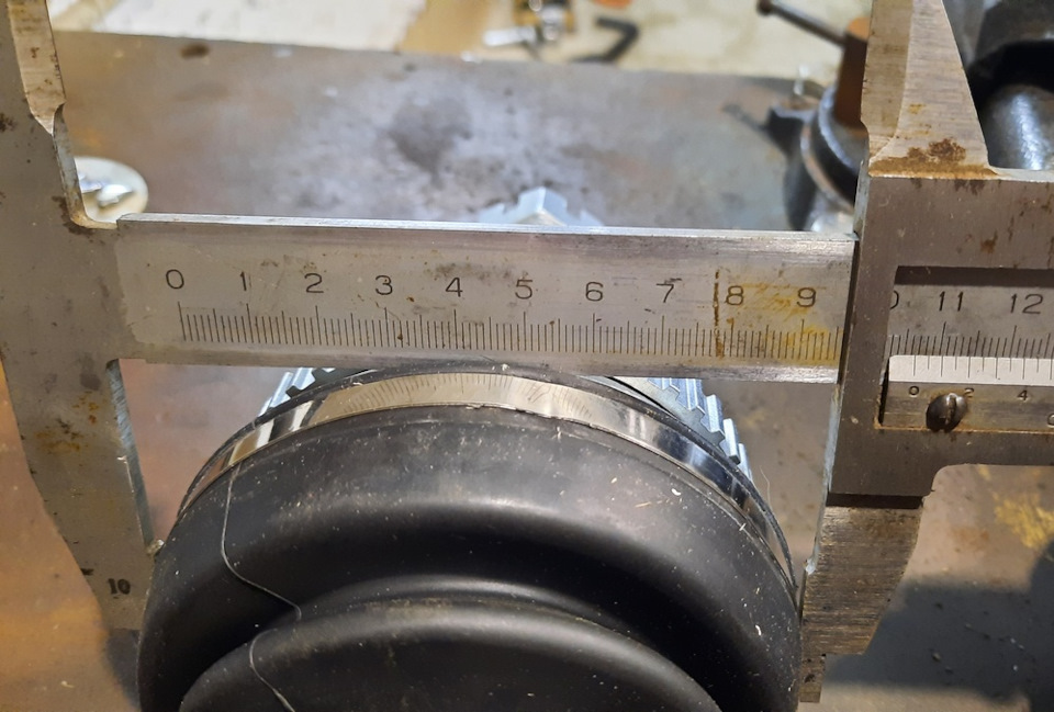 новый диаметр по шрусу через пыльник и хомут — Peugeot 607