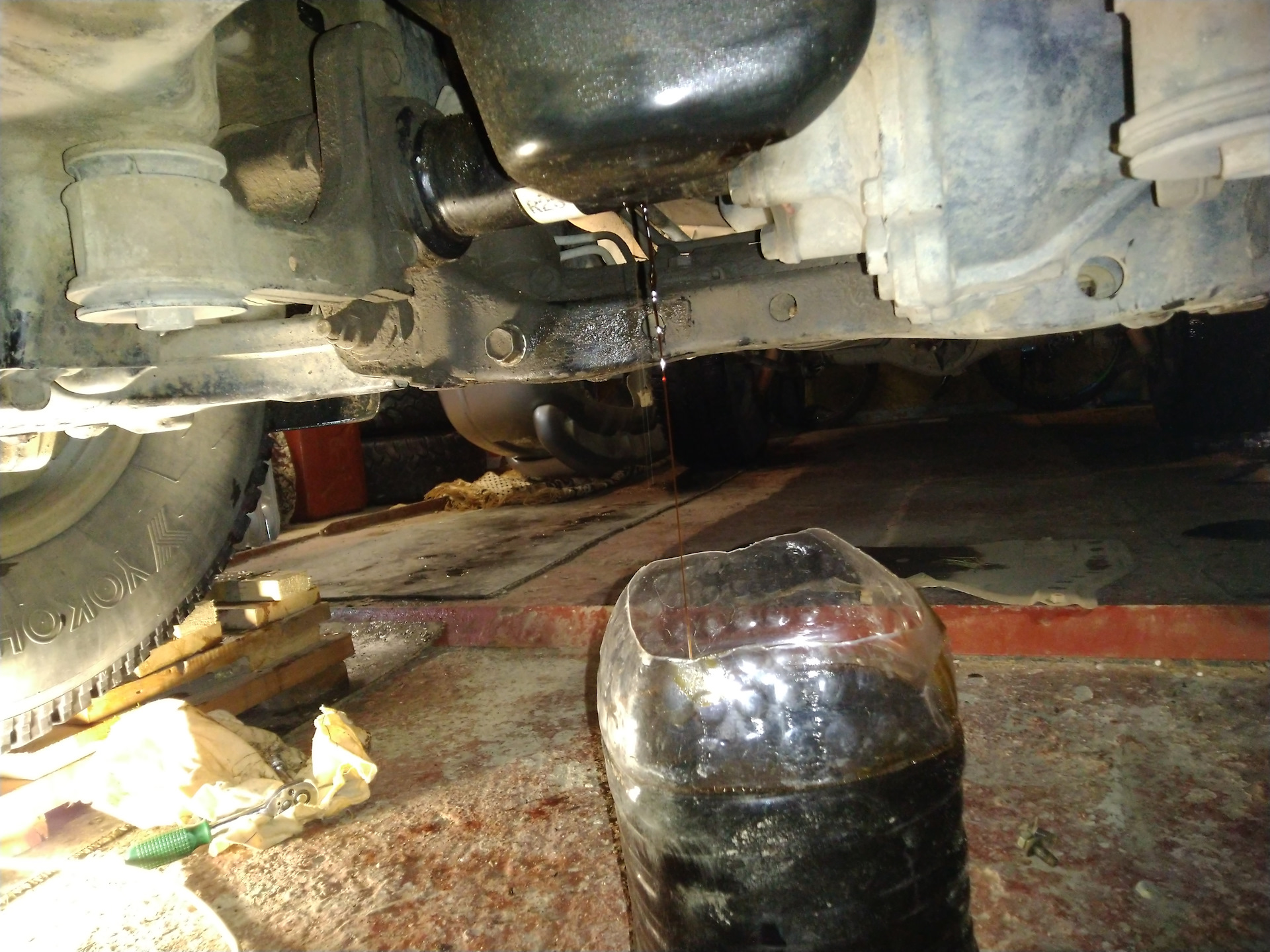 замена масла тойота ленд крузер прадо