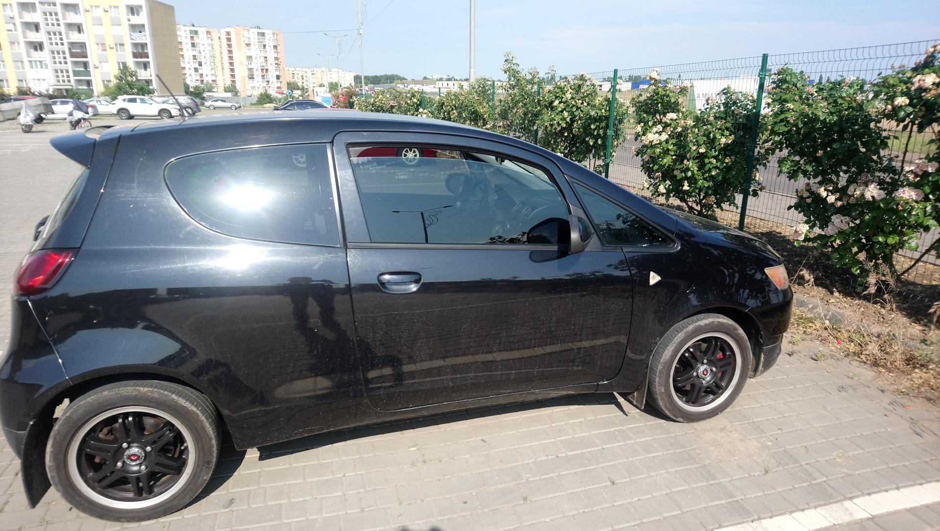 11. Предварительная тонировка. — Mitsubishi Colt VII, 1,3 л, 2010 года |  стайлинг | DRIVE2