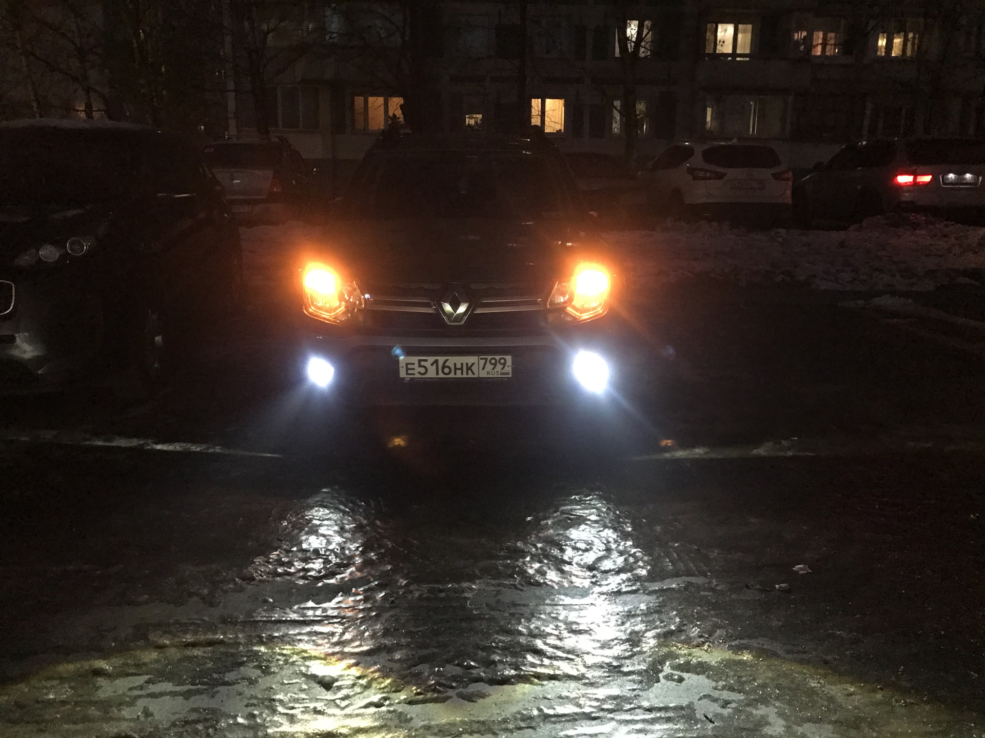 Регулировка туманок:) — Renault Duster (1G), 2 л, 2015 года | тюнинг ...