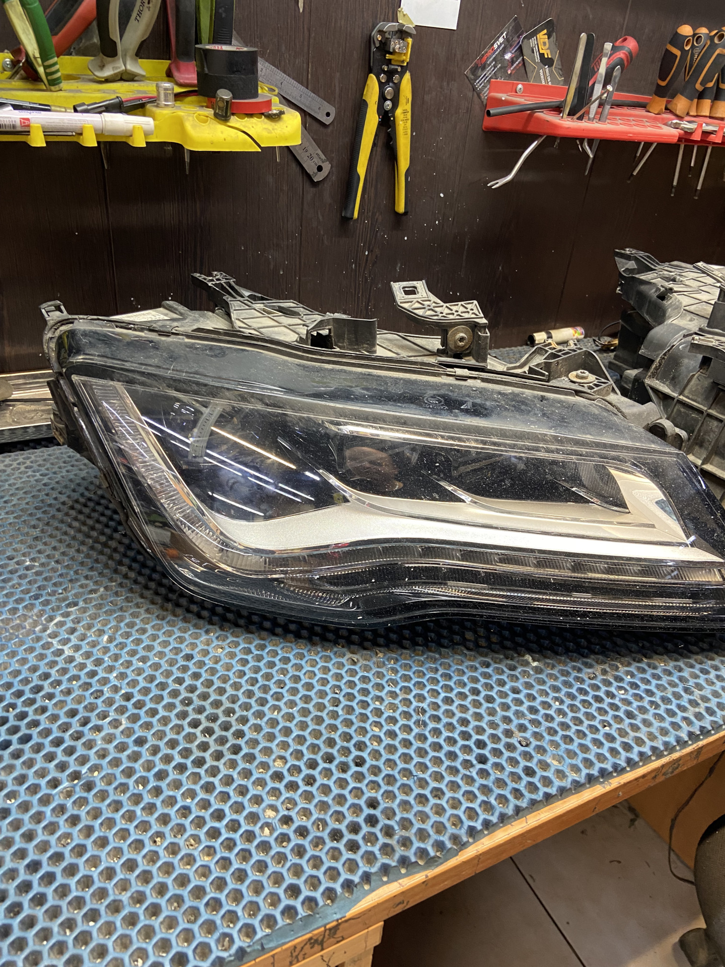 Audi A7 — Комплексный ремонт диодных фар💪 — PROSVET_MOSCOW на DRIVE2