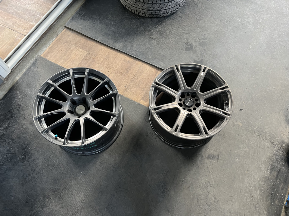 Новые диски 5Zigen ProRacer Z1, лампы в ближний свет — Toyota Mark