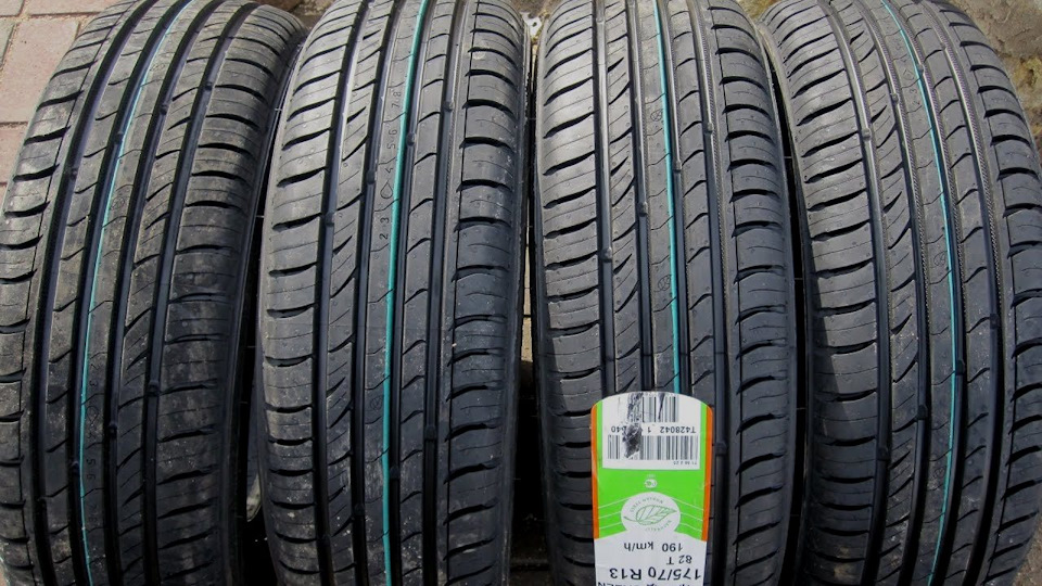 Новая летняя резина Nokian Hakka Green2 — Daewoo Lanos, 1,5 л, 2004 ...