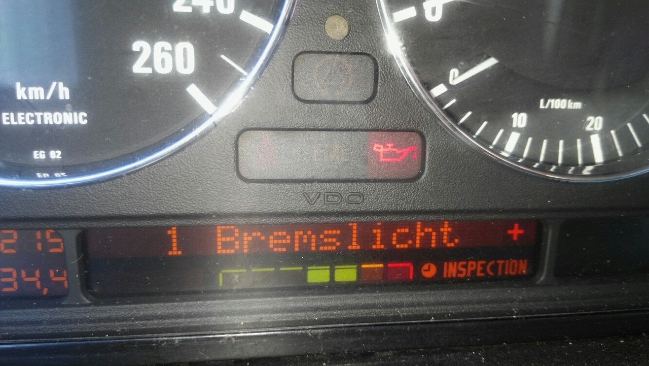 bremsbelag prufen