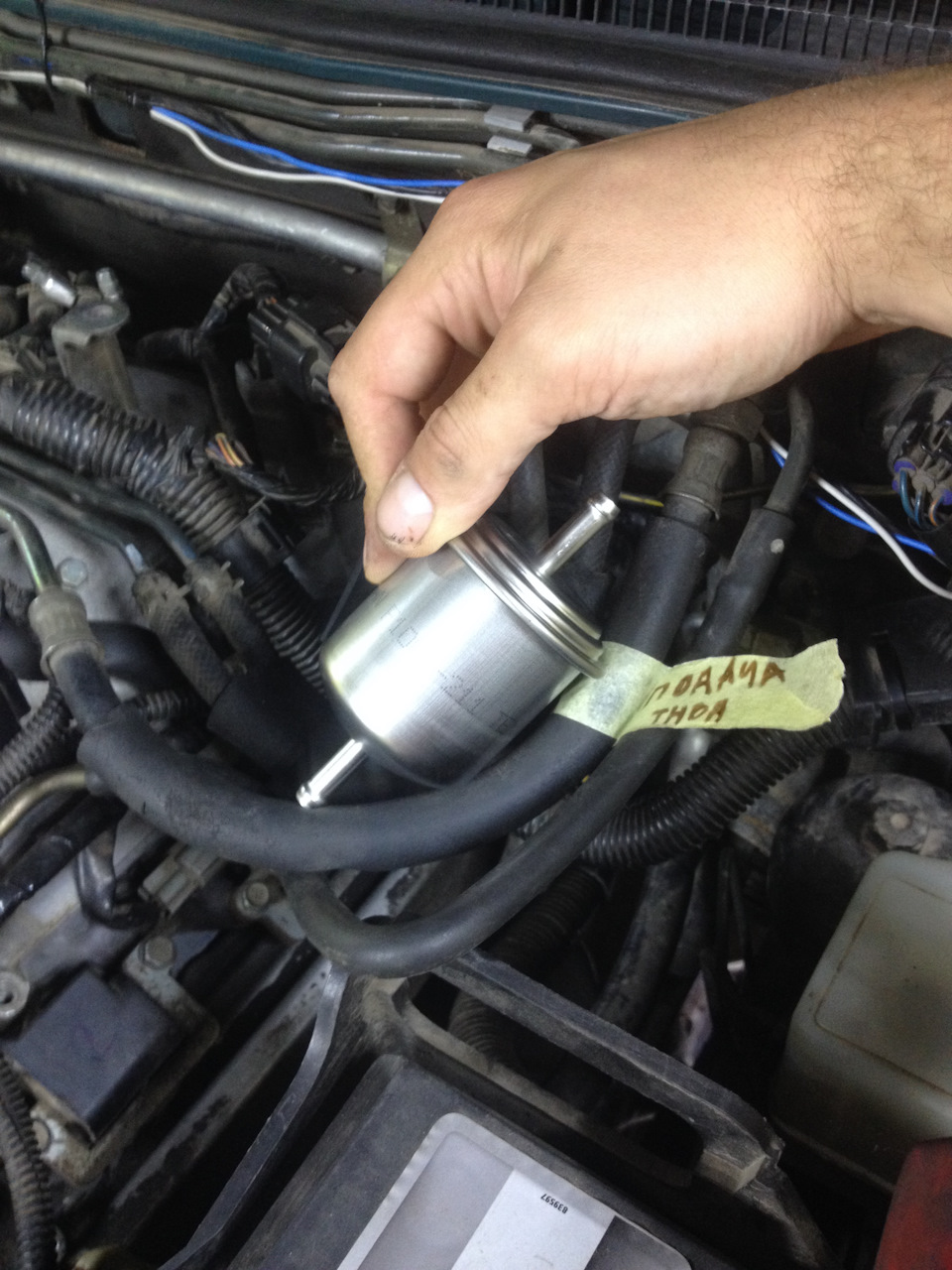 Сделай сам: Замена топливного фильтра на дизельном Паджеро4 - Mitsubishi Pajero 