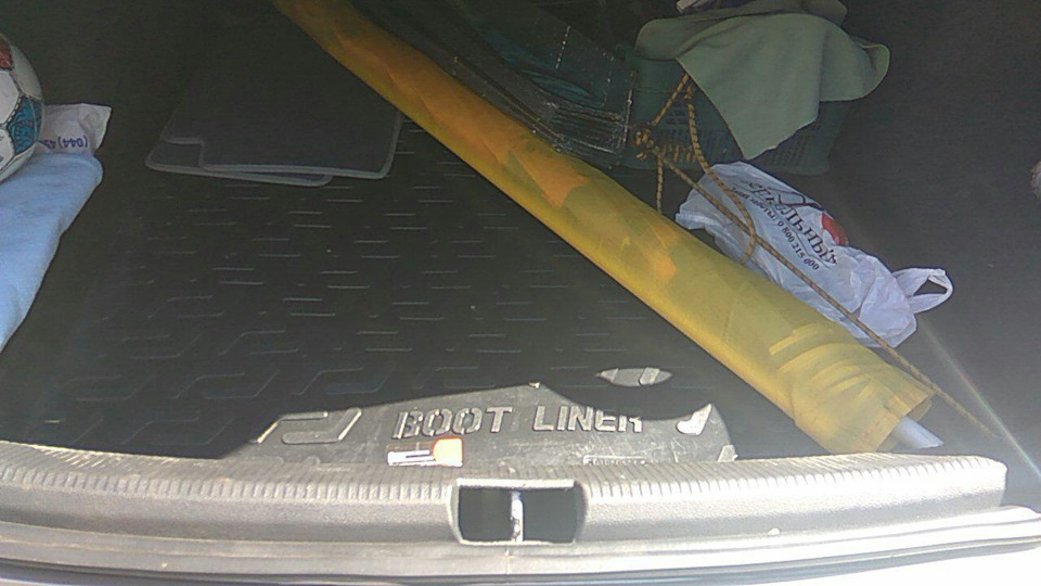  ковер в багажник — Volkswagen Passat US, 1,8 л., 2013 года .