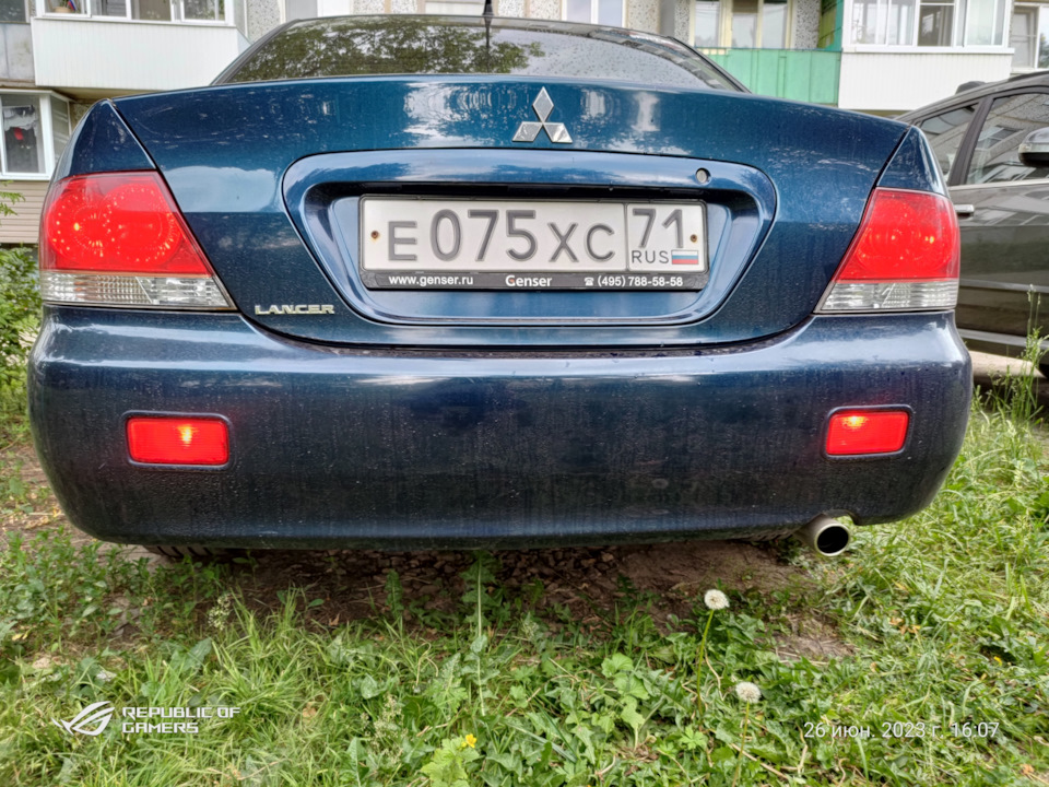 Задние птф — Mitsubishi Lancer IX, 1,6 л, 2004 года | своими руками ...