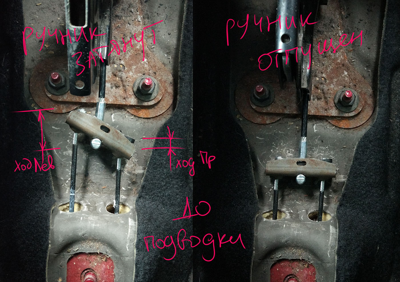 Планка автоподводки ручника — Peugeot 207, 1,4 л, 2007 года | визит на ...