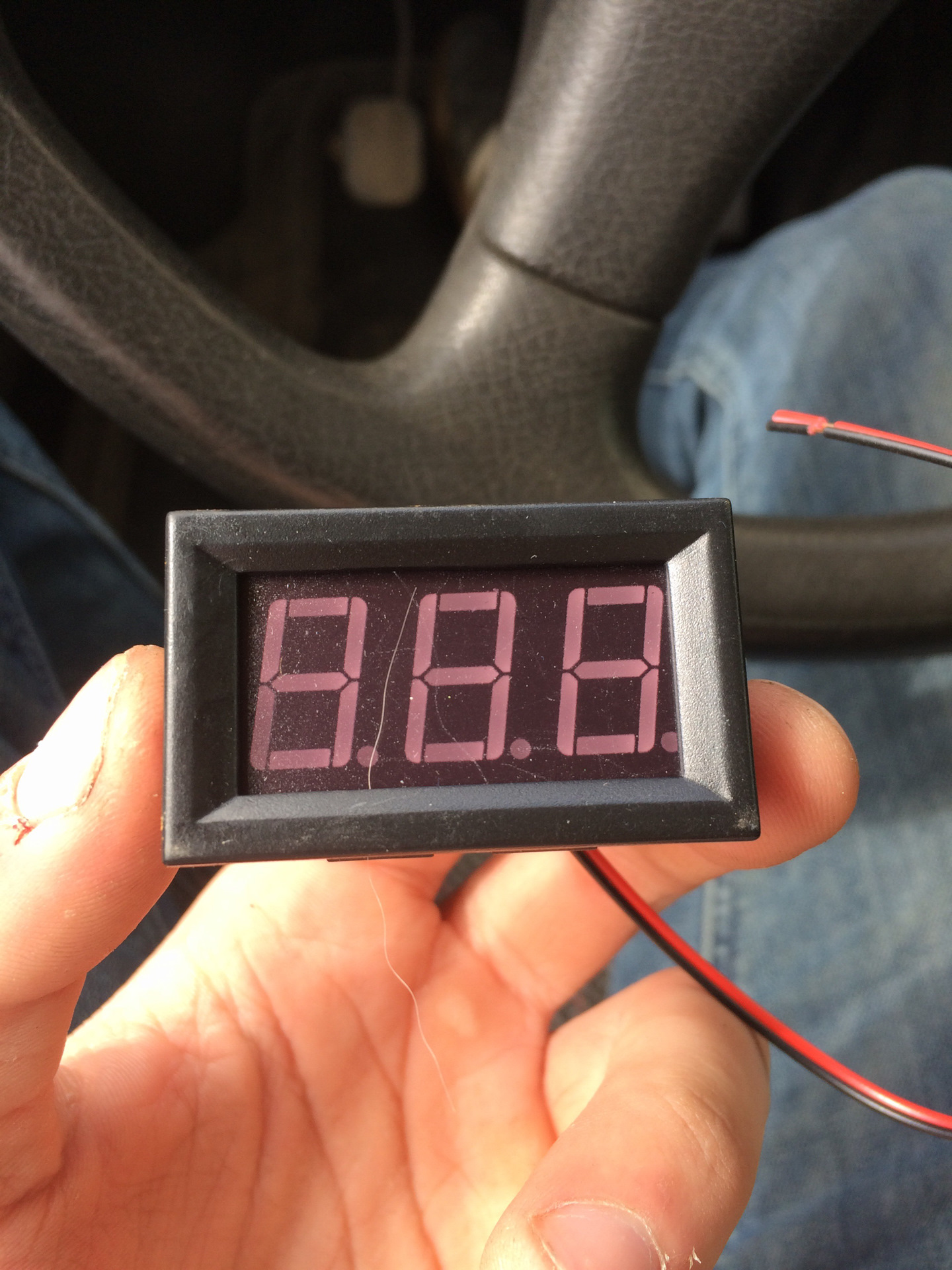 Внедрение цифрового вольтметра или же стильный колхоз — DRIVE2