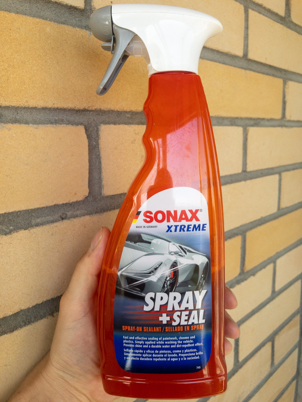 3. Быстрый блеск SONAX XTREME SPRAY+SEAL — Hyundai Solaris (2G), 1,6 л,  2017 года | мойка | DRIVE2