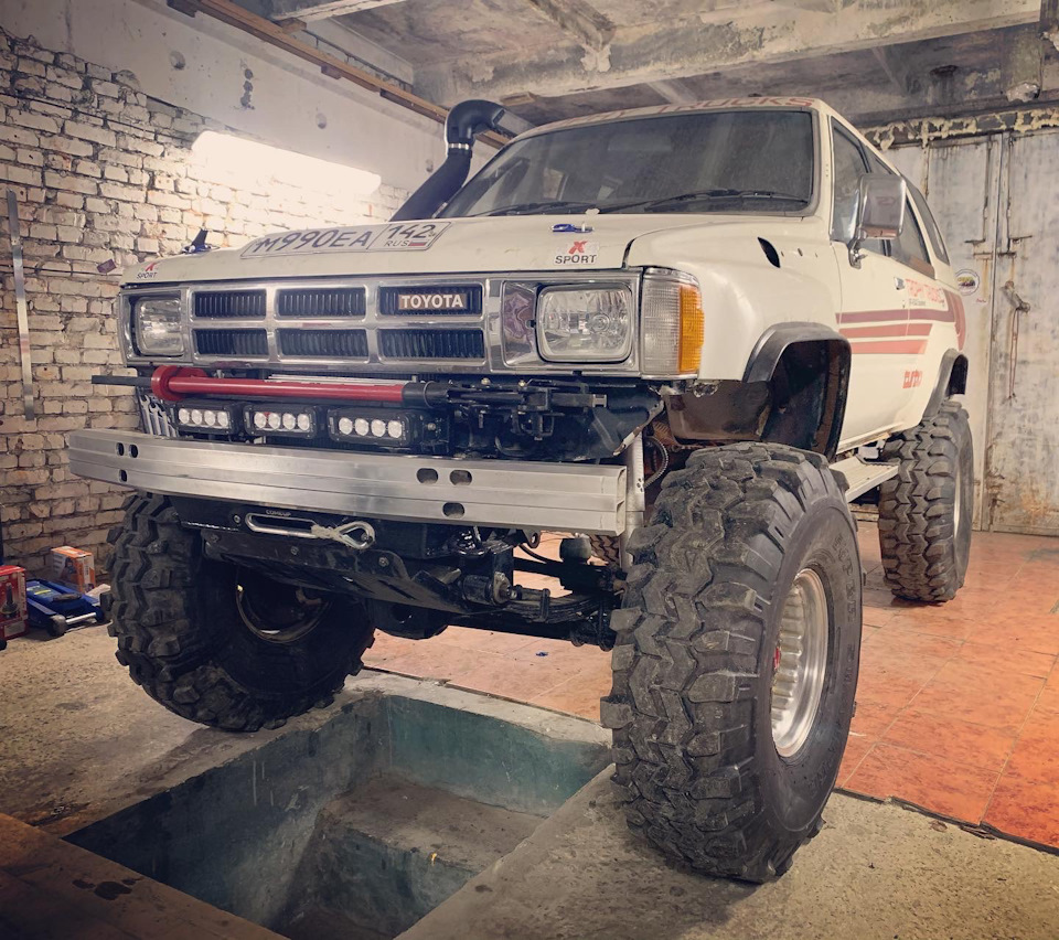 Новый бампер — Toyota Hilux Surf (1G), 4 л, 1989 года | тюнинг | DRIVE2