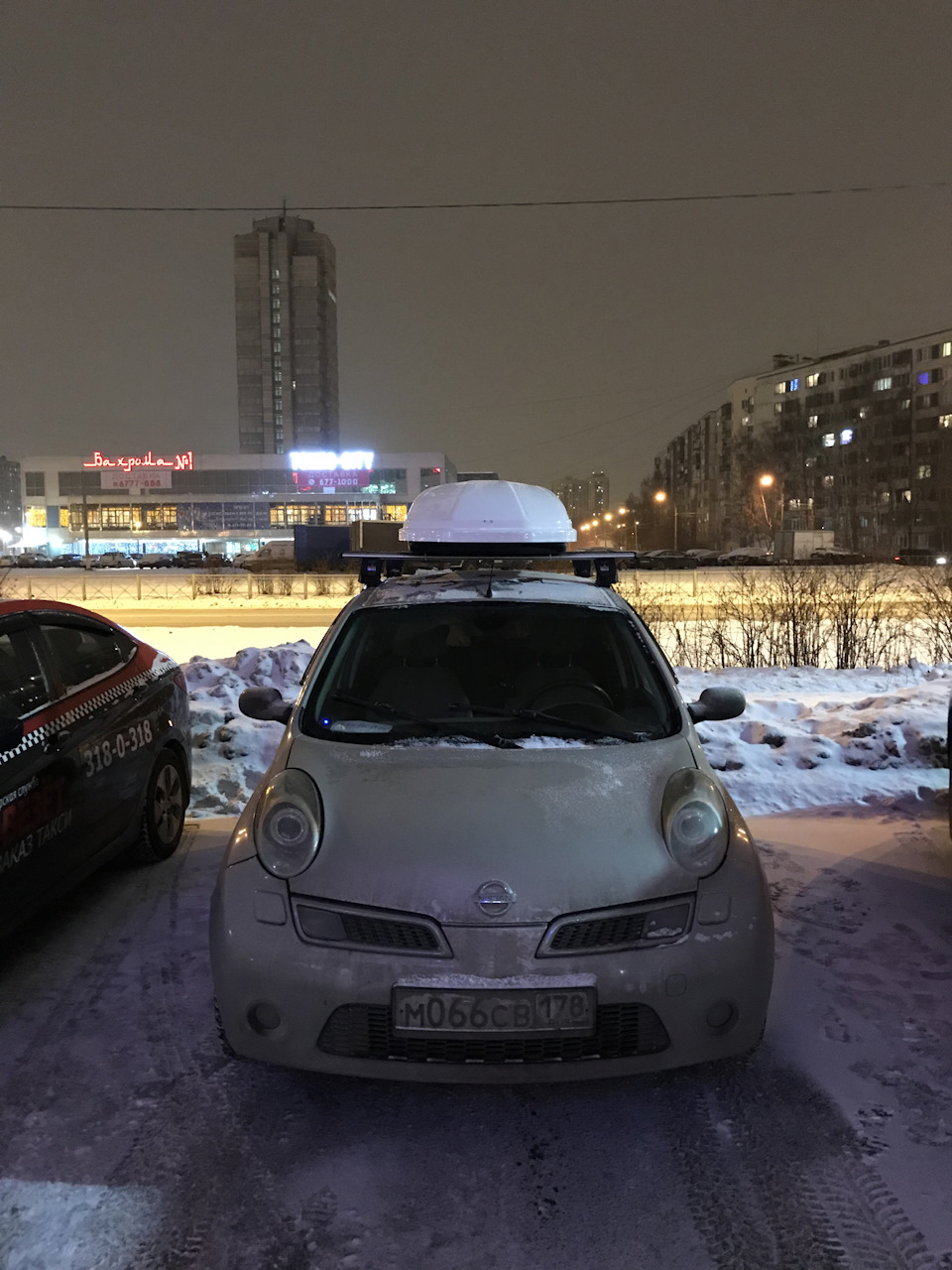 Бокс на крышу и вопрос о джентельменском наборе — Nissan Micra (K12), 1,4  л, 2008 года | аксессуары | DRIVE2