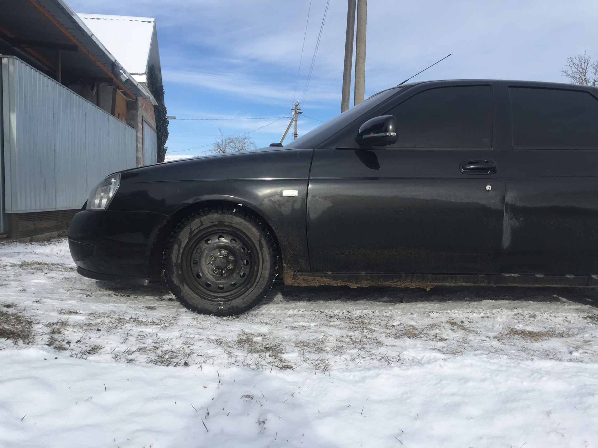 Lada Priora черная 70