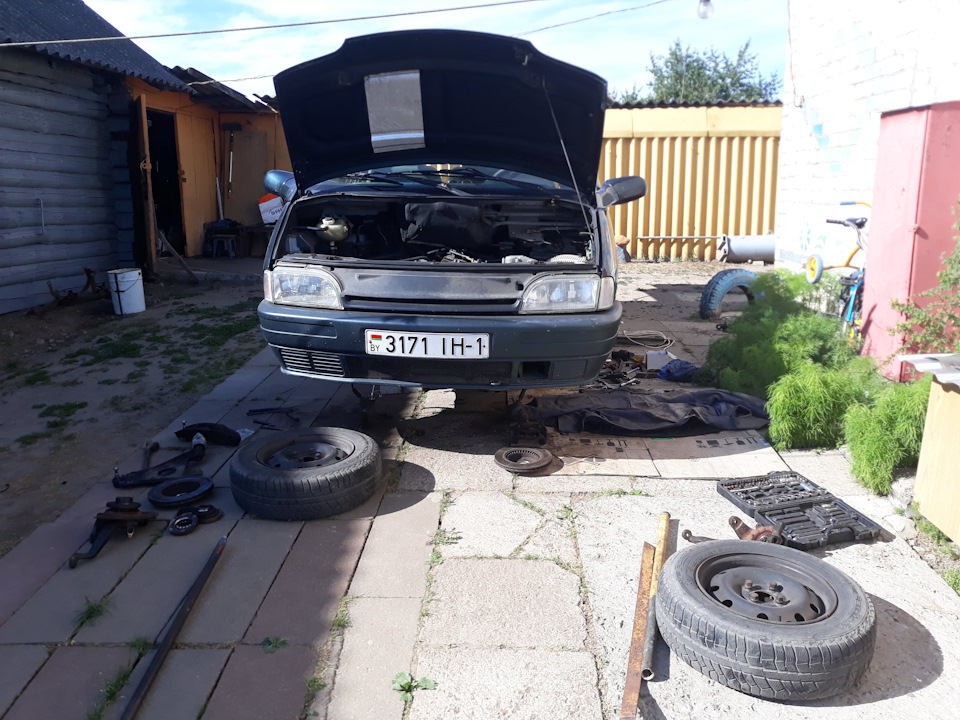 пришла пора перебрать переднюю подвеску — Renault Espace II, 2 л, 1996 ...