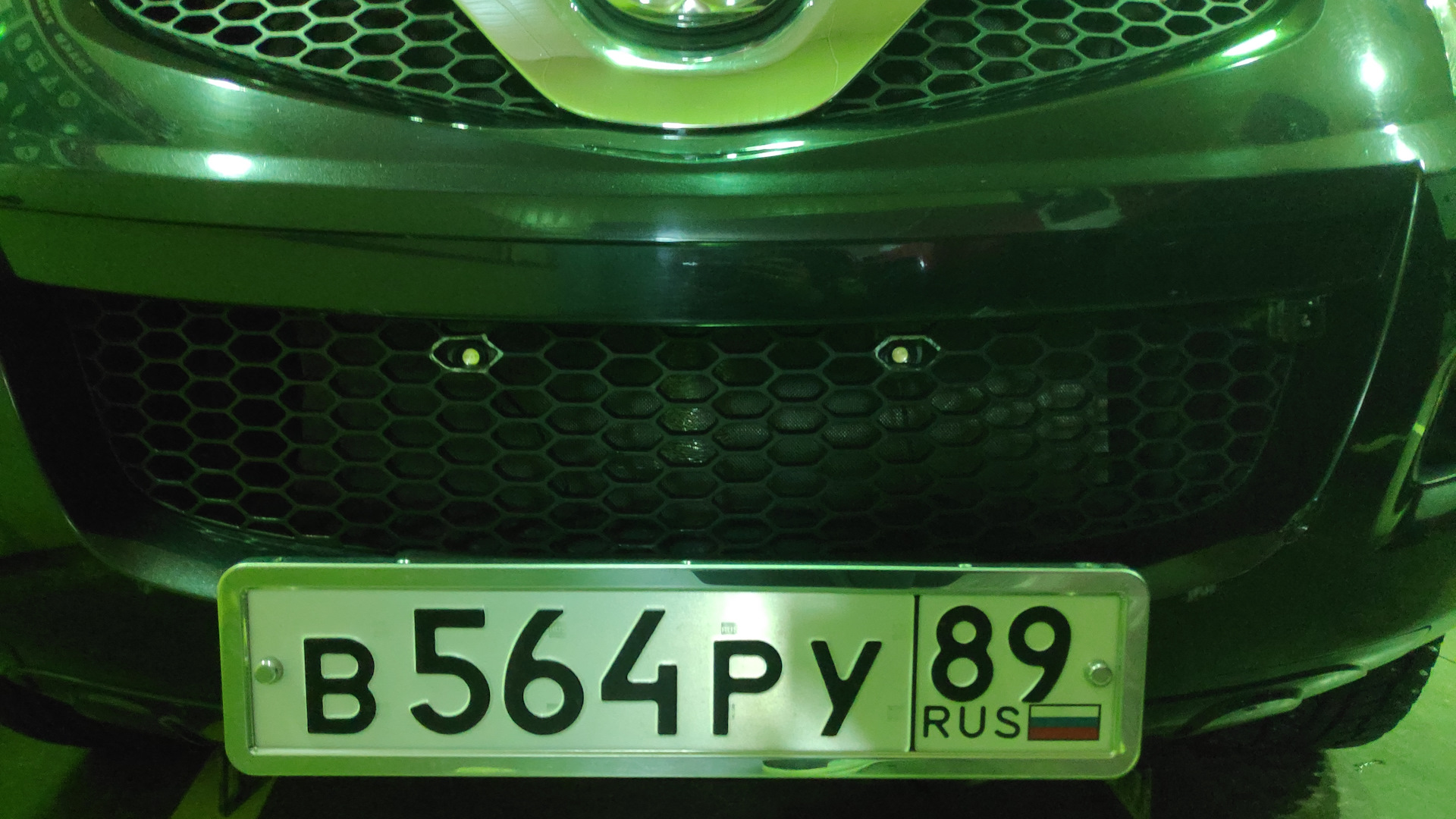 Хромовые рамки на гос номер — Great Wall Hover, 2,4 л, 2012 года ...