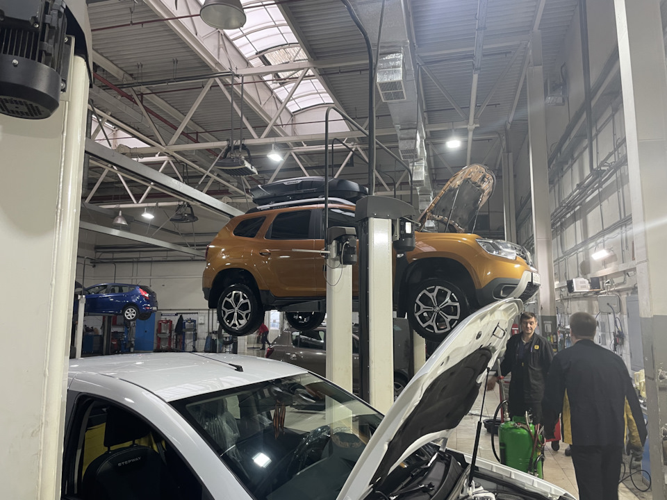 Замена масла 82 500км — Renault Duster (2G), 1,3 л, 2022 года ...