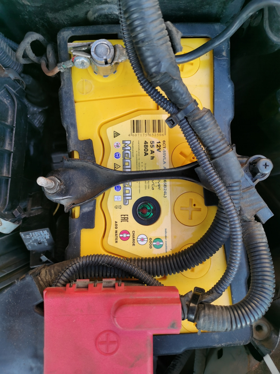 Аккумулятор — Honda Civic Hatchback (8G), 1,8 л, 2008 года ...