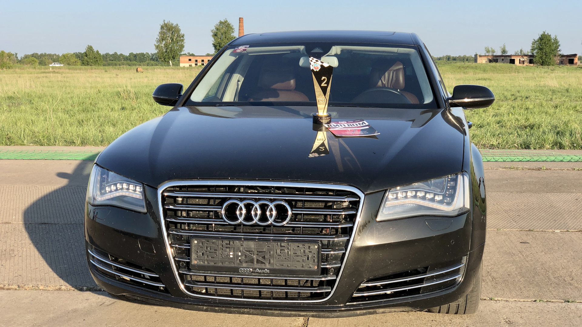 Audi A8 (D4) 4.0 бензиновый 2013 | 4.0 Stage3️⃣ РОЯЛЬ🎹 на DRIVE2